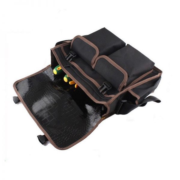 Friseurschere Aufbewahrungstasche Aus PU-Leder – Werkzeugtasche Für 2 Scheren, 22x19 Cm, Schwarz, Mit Reißverschluss, Für Friseure & Stylisten
